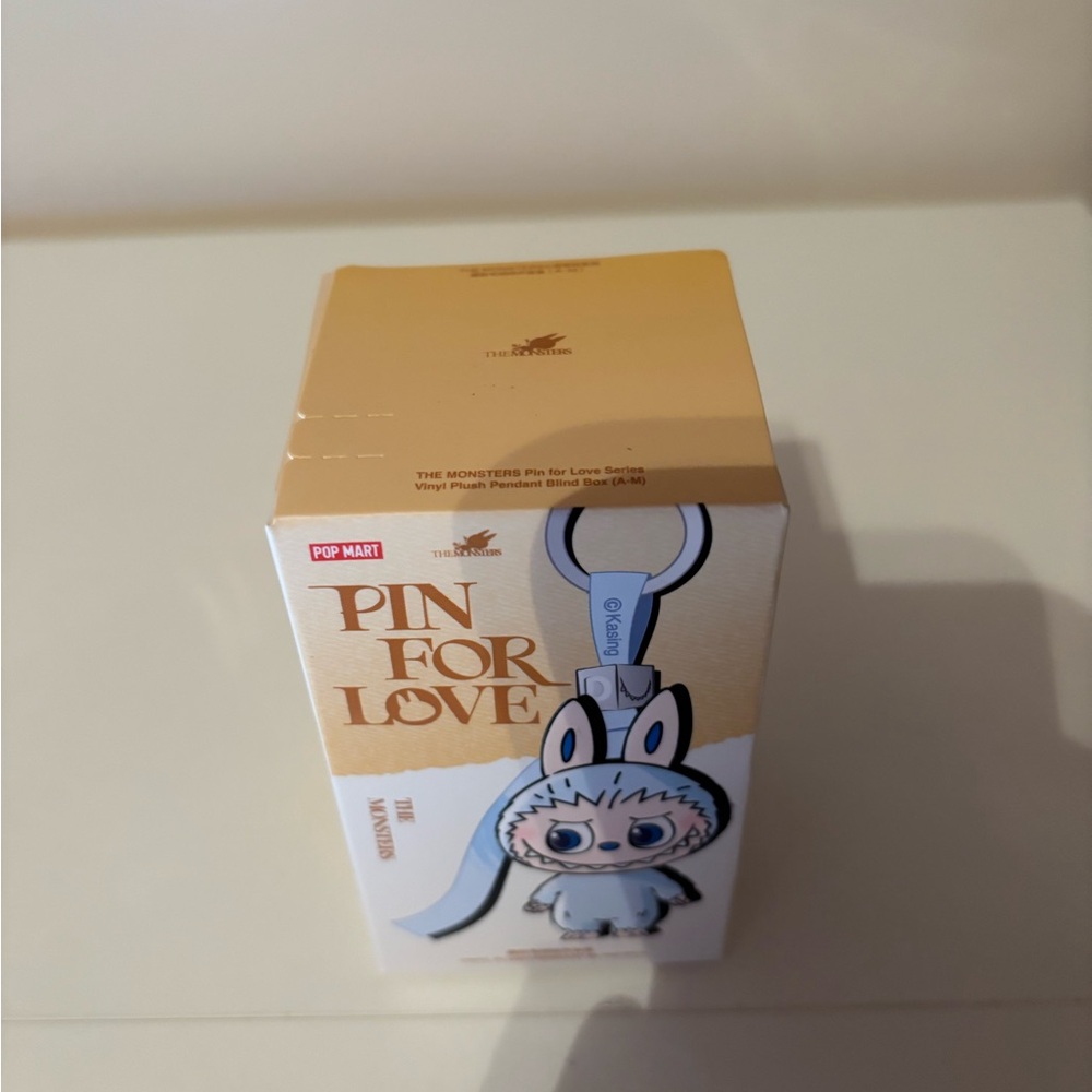 Pop Mart Pin for Love Vinyl Figure letter J